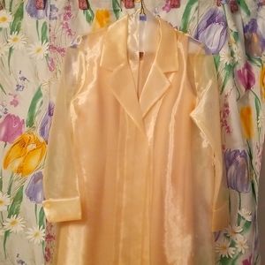 2 piece yellow dress